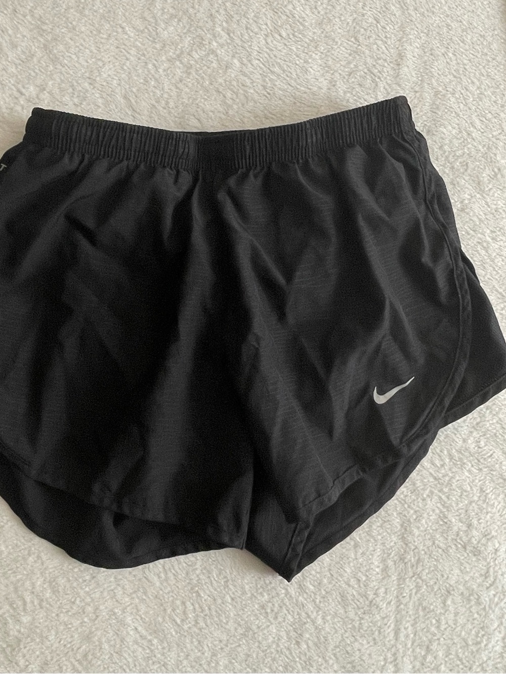Nike Dri-FIT Women’s Black Athletic Running Shorts with Reflective Swoosh XS